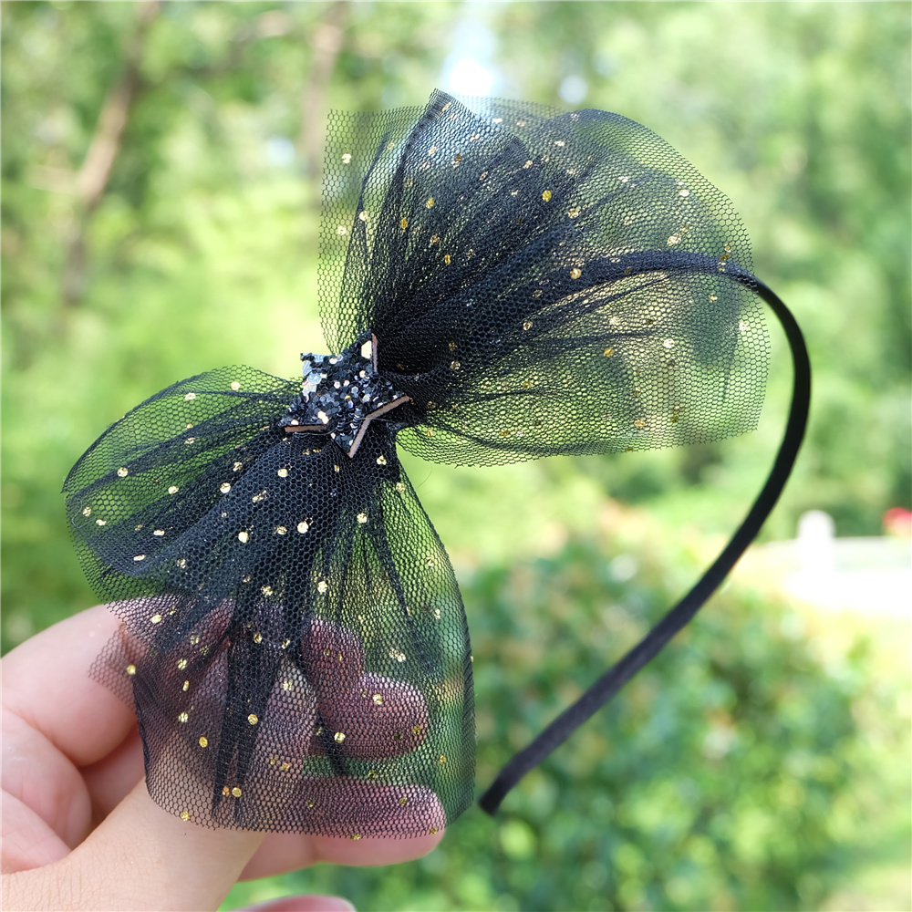 สาวเงา Bows Hairband สีเส้นด้ายแถบคาดศีรษะเจ้าหญิง Headwear นักเรียนแฟชั่นผม Hoop น่ารัก Headdress เด็กอุปกรณ์เสริมผม
