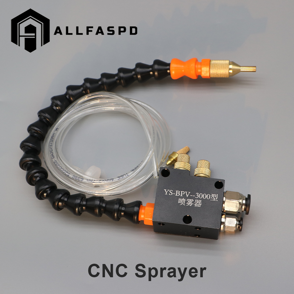 Mist Coolant Lubrication Spray System Universal Cooling Sprayer for 8MM Air Pipe CNC Lathe Milling Drill Engraving Machine Tool