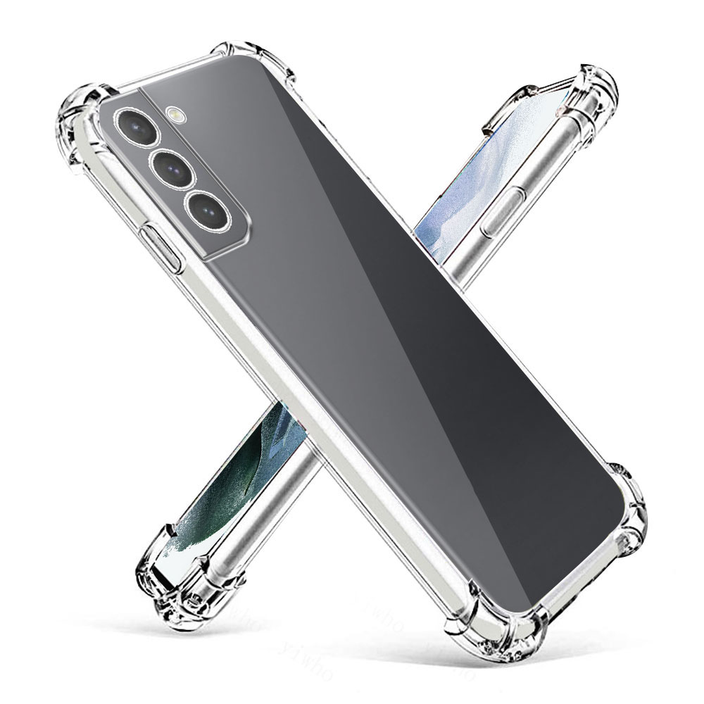 Противоударный силиконовый мягкий чехол для Samsung Galaxy S24 S23 FE S22 Ultra S21 S20 FE Note 20 Ultra S10 S9 S8 10 Plus 9 8 задняя крышка