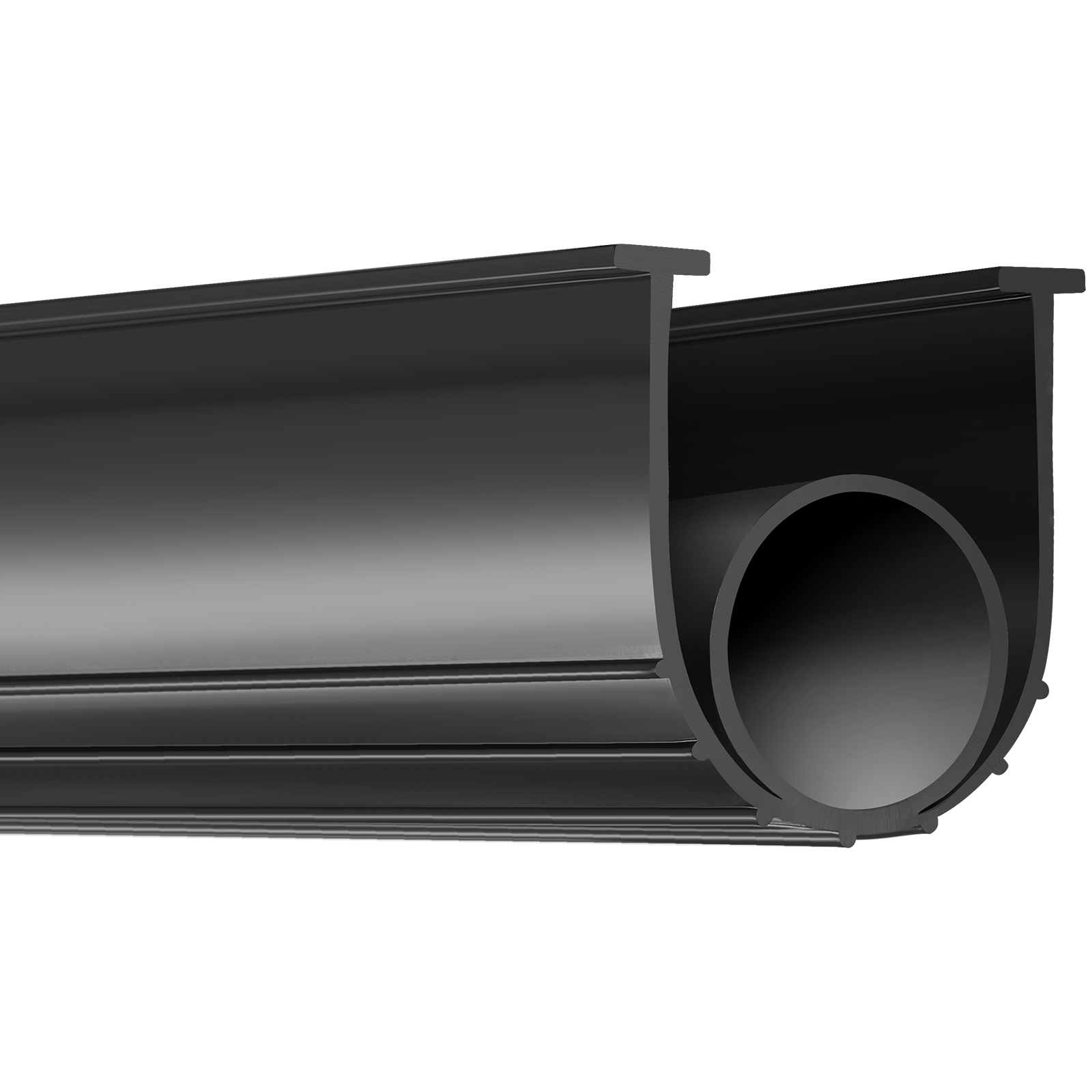 SucceBuy 3m 4.8m 6m Garagedeurafdichtingen Bodem Rubber U-vorm + O-ring Garagedeur Weerstrippen Universeel Weerbestendig Rubber