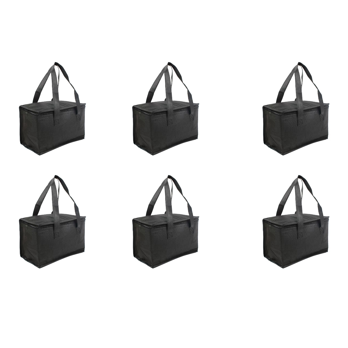 Bolsa isolada para almoço portátil BAAU 6X, bolsa térmica, bolsa para entrega de cerveja, bolsa térmica dobrável para piquenique, bolsa para manter o calor de alimentos frios