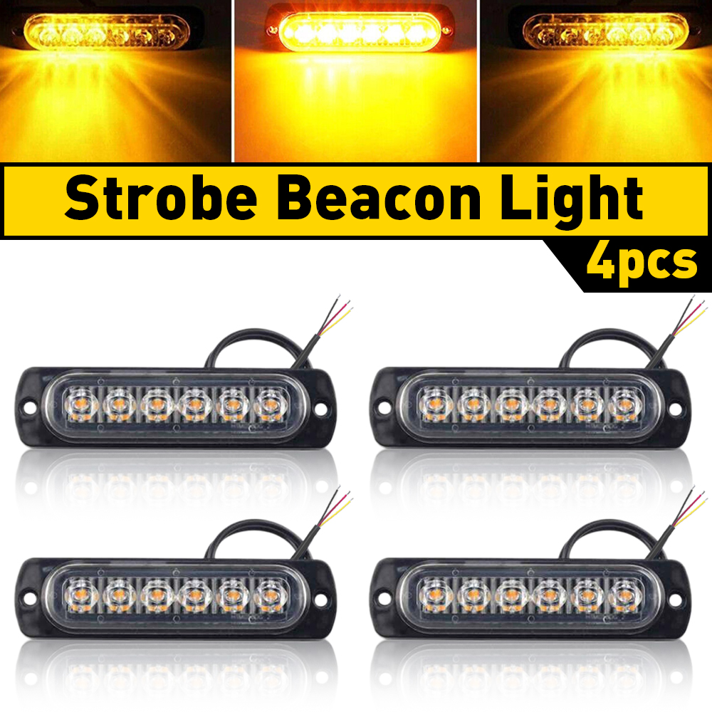 4 шт., грузовик, 12 В, 24 В, 6SMD