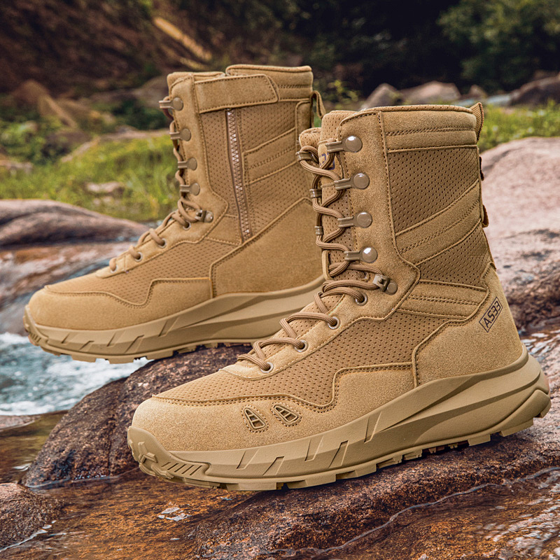 Herenschoenen, woestijnschoenen, hoge outdoor wandelschoenen, enkelhoge werkschoenen, veiligheidssneakers, klimschoenen