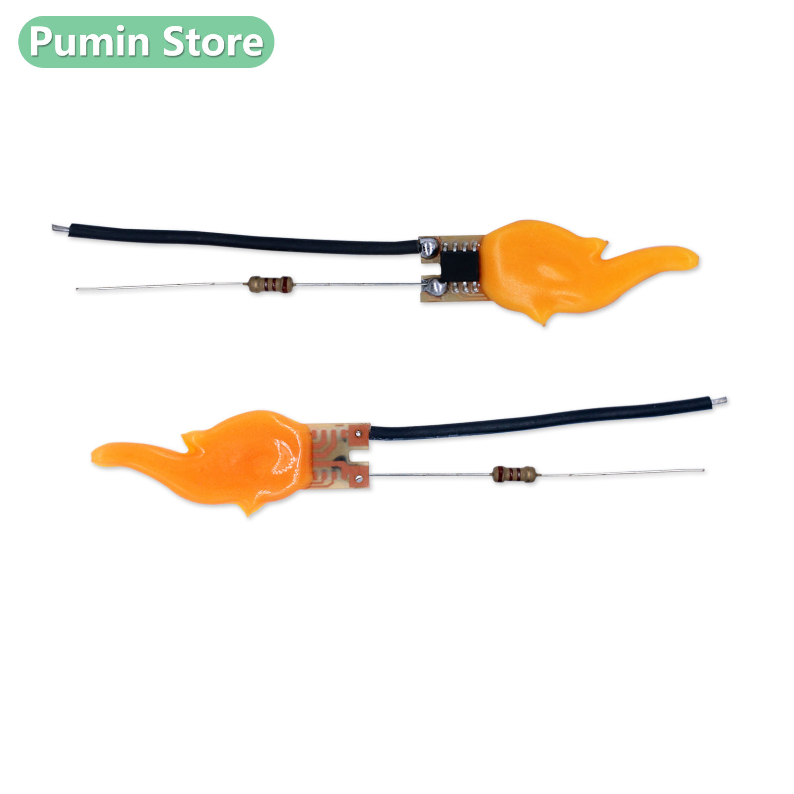 LED Retro Edison Kerze Flamme Lampe DC5V 20mA Warmweiß Ra≥80 83mm Urlaub Dekoration Gelötete Kerze Blitz Lampe Zubehör DIY