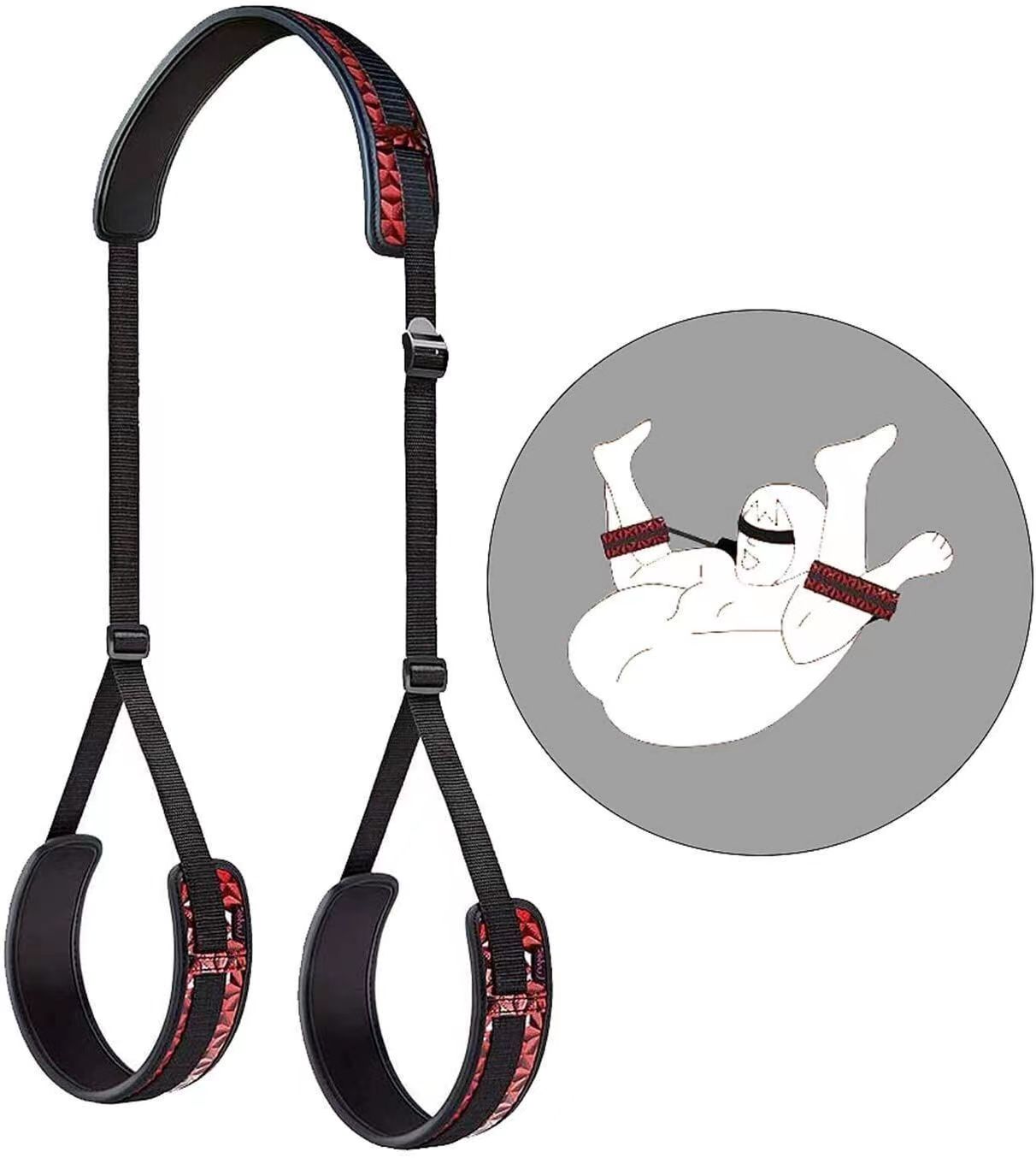 Imbracatura per bondage Maschera per gli occhi del sesso Polsini per caviglie con gamba aperta Restrizioni Giocattoli sessuali per schiavi per coppie Accessori esotici per donne