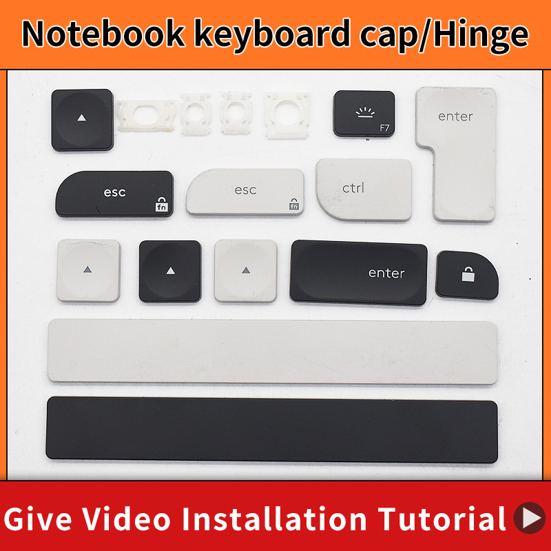 Schwarzer Ersatz, brandneue Tastenkappe, Scherenclip, Scharnierknopf für Logitech MX Logitech Craft YR0064 MX Keys für Mac