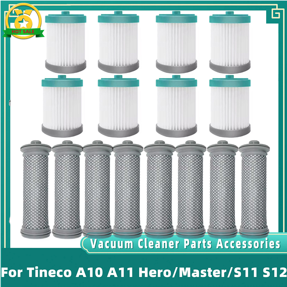 For Tineco A10 A11 Hero A10 A11 Master PURE ONE S11 S12 PWRHERO11 Cordless Vacuum Roller Brush Pre Hepa Filter For Cleaner Spare