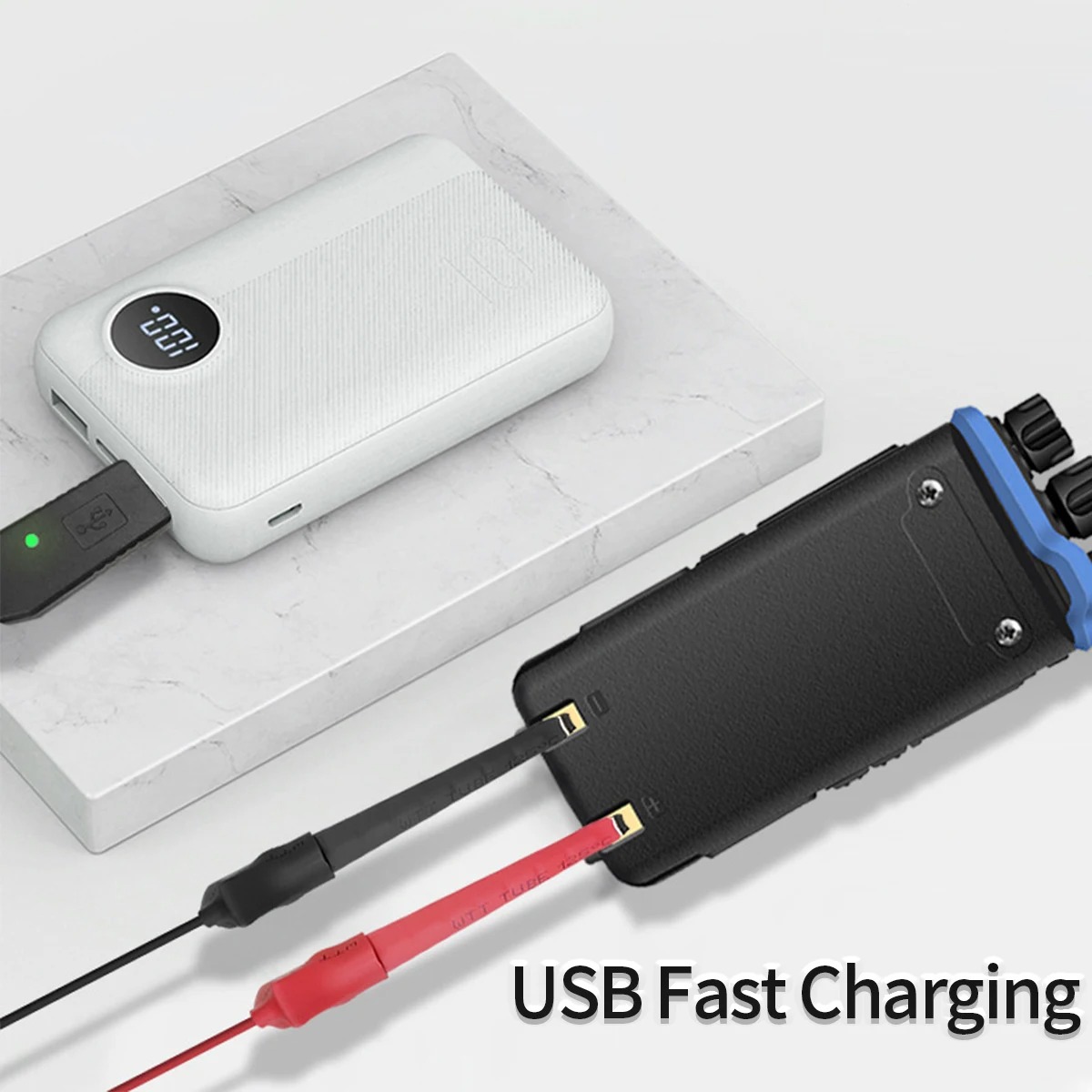 Портативная рация Baofeng, универсальный USB-кабель для зарядки для BaoFeng UV-5R TYT Retevis, двухстороннее радио с индикатором UV-82