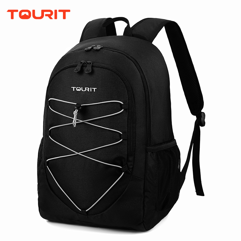 Tourit กระเป๋าเป้สะพายหลังเก็บความเย็น30L สำหรับดื่มถุงรักษาอุณหภูมิเดินทางชายหาดกระเป๋าอาหารกลางวันอาหารที่เก็บความเย็นแบบพกพา