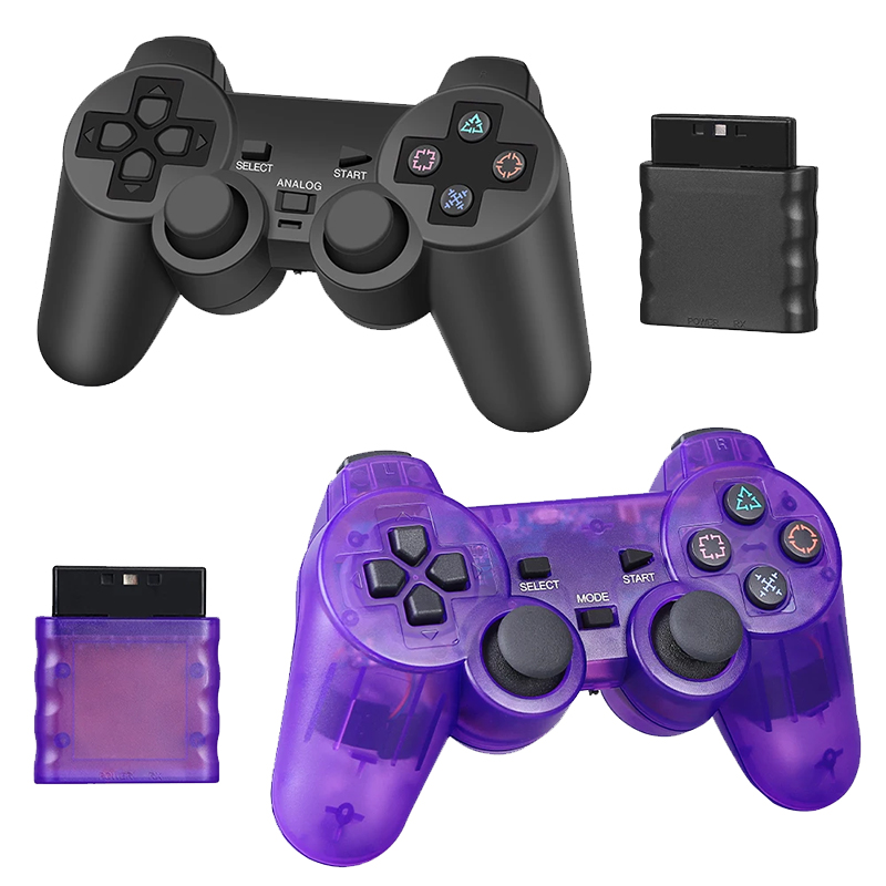 Wireless Gamepad for PS2/PS1 Controller for  2.4G Vibration Playstation 2 Console Double Shock Joystick USB PC Game Controle