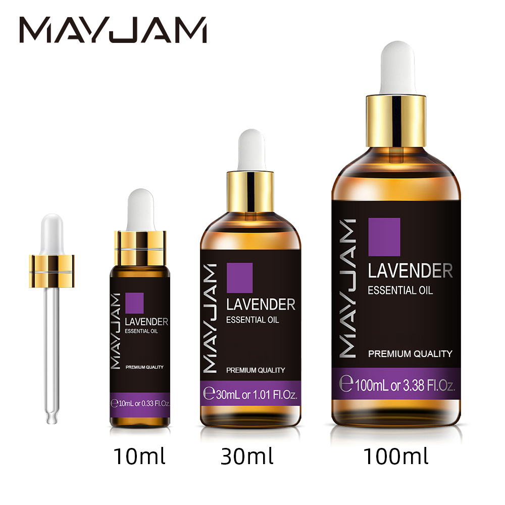 MAYJAM 10ml 30ml 100ml huiles essentielles pour humidificateur diffuseur lavande jasmin Eucalyptus Ylang Ylang vanille arbre à thé huile aromatique