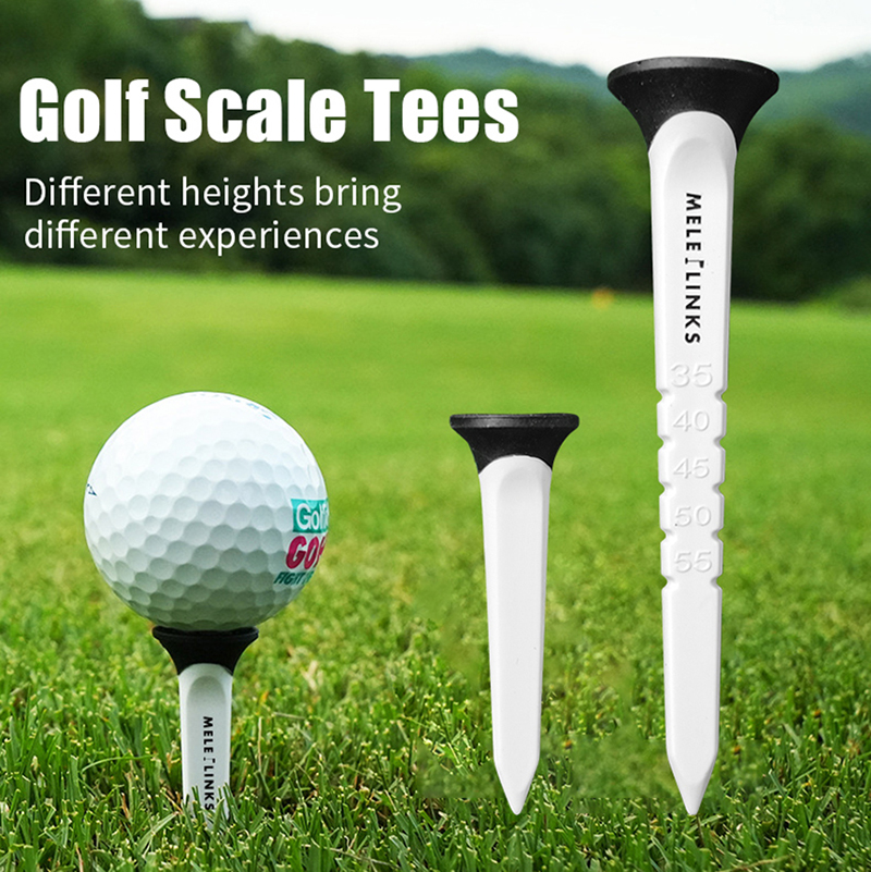 12 Stück/Box Golf-Skala-Tees, langlebige Kunststoff-Golf-Tees, die zur Verbesserung der Golfschussentfernung und zur Reduzierung von Ballschleudern entwickelt wurden
