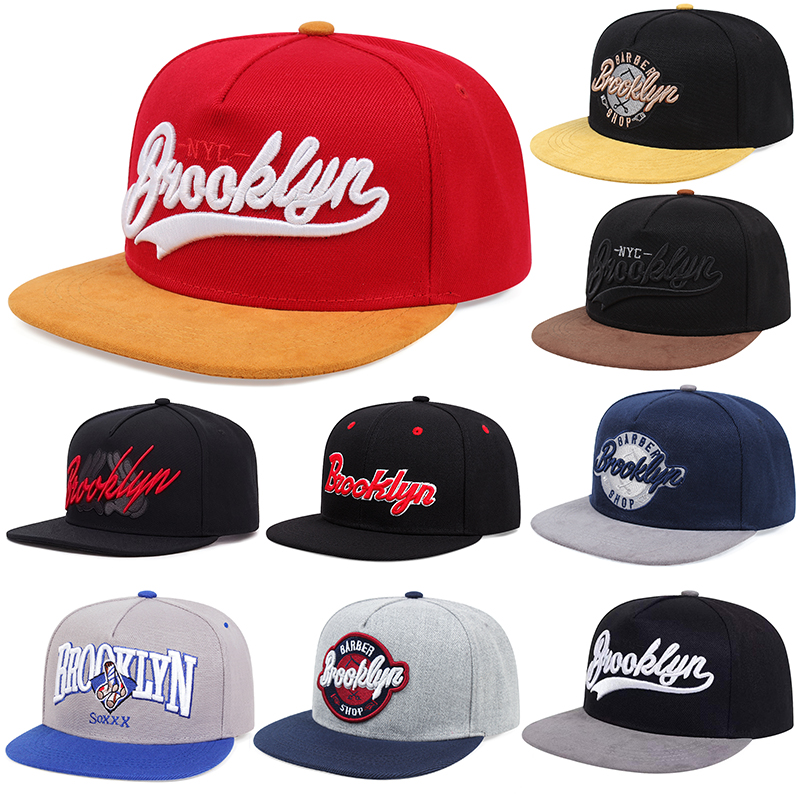 Moda męska list haftowany kapelusz czapki z daszkiem czapki unisex kapelusz przeciwsłoneczny regulowany Hip Hop damskie czapki baseballowe kowbojski kapelusz
