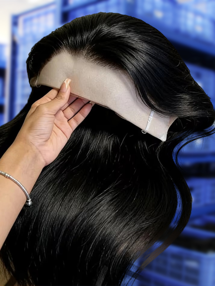 Perucas Humanas Glueless de Alta Densidade 300% do Vietnã, Prontas para Uso, Lisas, 13x4 13x6, Perucas Frontal de Renda HD Pré-Plucked
