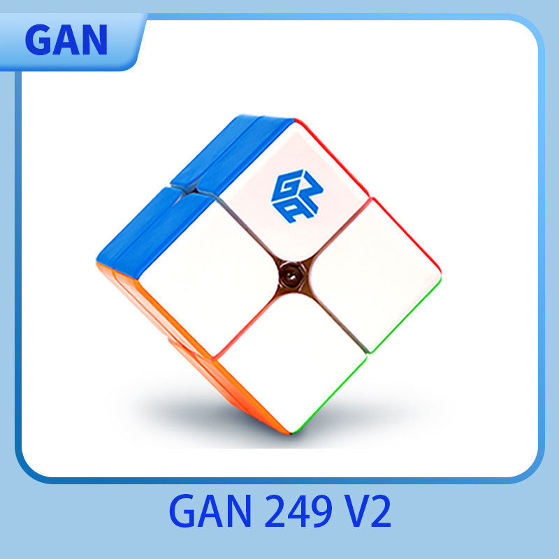 [JudyCube] GAN 249 V2 Magic Speed Cube без наклеек GAN 249 V 2 Профессиональные игрушки-непоседы GAN249 V 2 Cubo Magico Puzzle Gan 2x2