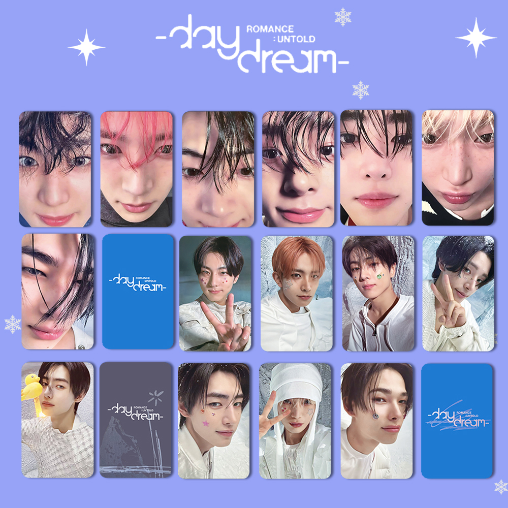 Kpop Boys Idol New Album Lomo Card Photocards ROMANCE DAYDREAM NO DOBUT Postcards Fans Collection Souvenir Merch