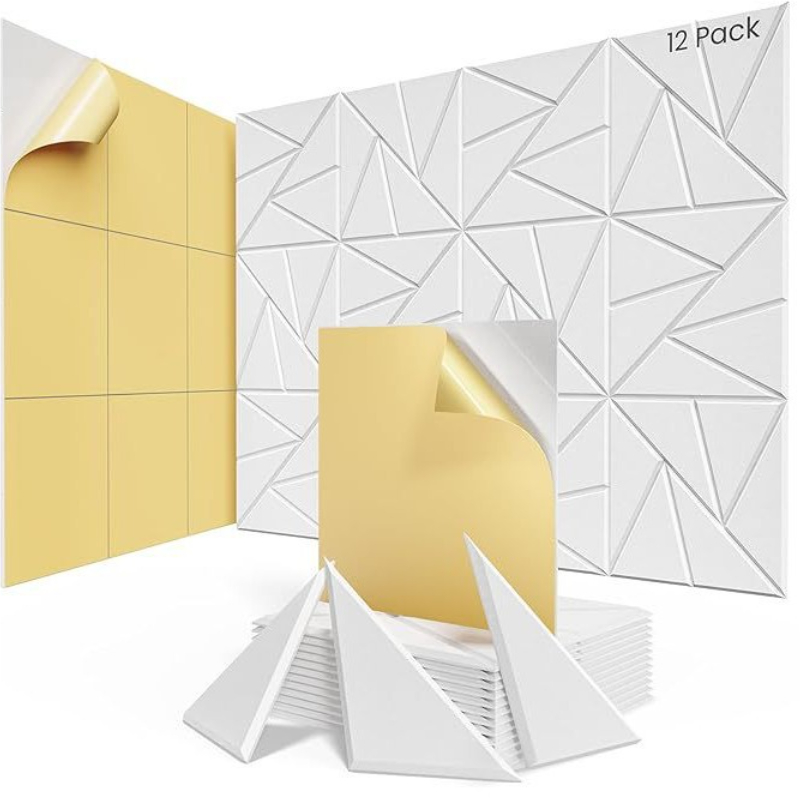 Modern Acoustic Panels Self-adhesive Soundproof Foam Fire-resistant Wall Panels For Hotel Studio & Home Decor
