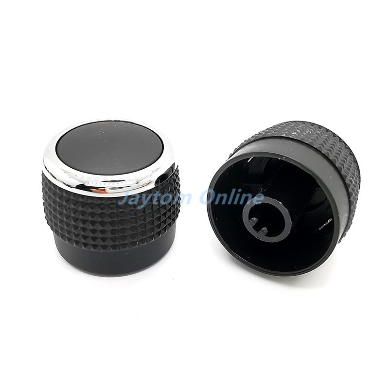 Tapa de interruptor de plástico, perillas de modificación de volumen de navegación para coche, eje medio D de 6mm, 23x20mm, suministros de reparación de automóviles, botón de repuesto, 1 ud.
