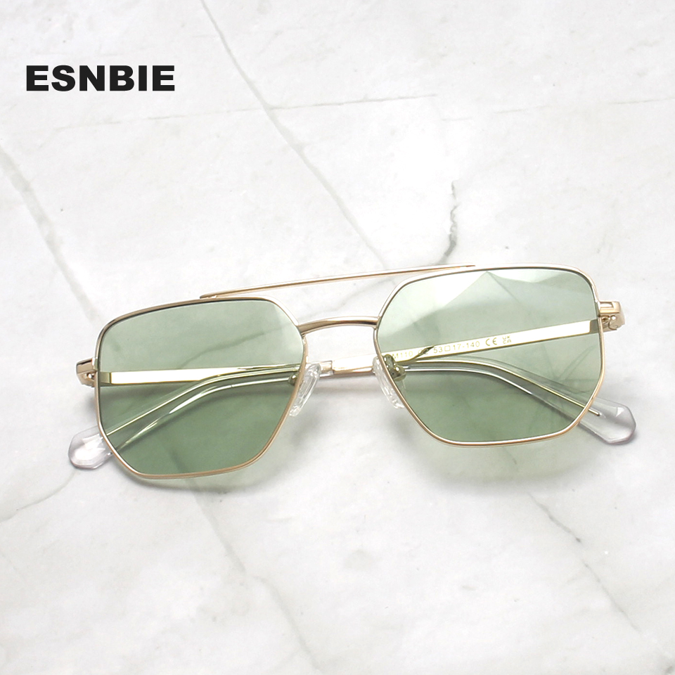 Trending legering pilot vierkante zonnebril voor heren groen blauw rood gepolariseerde zonnebril voor dames uv400 oculos sol feminino