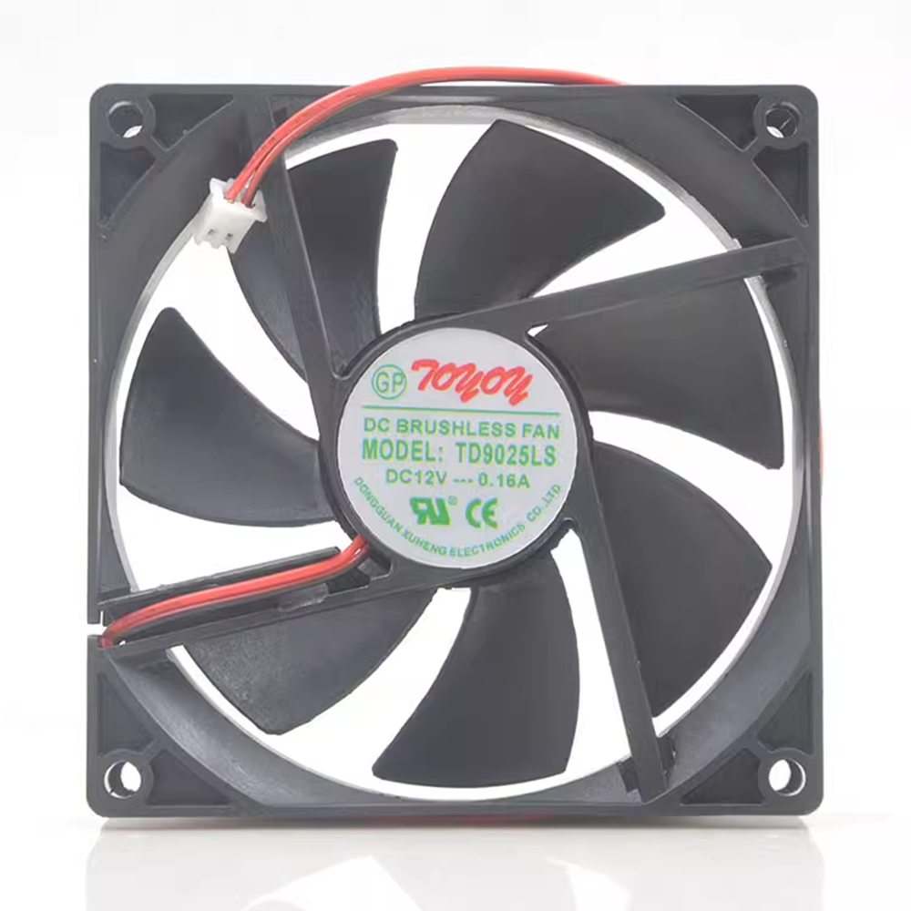 Nueva CPU ventilador de refrigeración radiador para TON TD9025LS 12V 0.16A 9025 2 cables 9CM ventilador silencioso