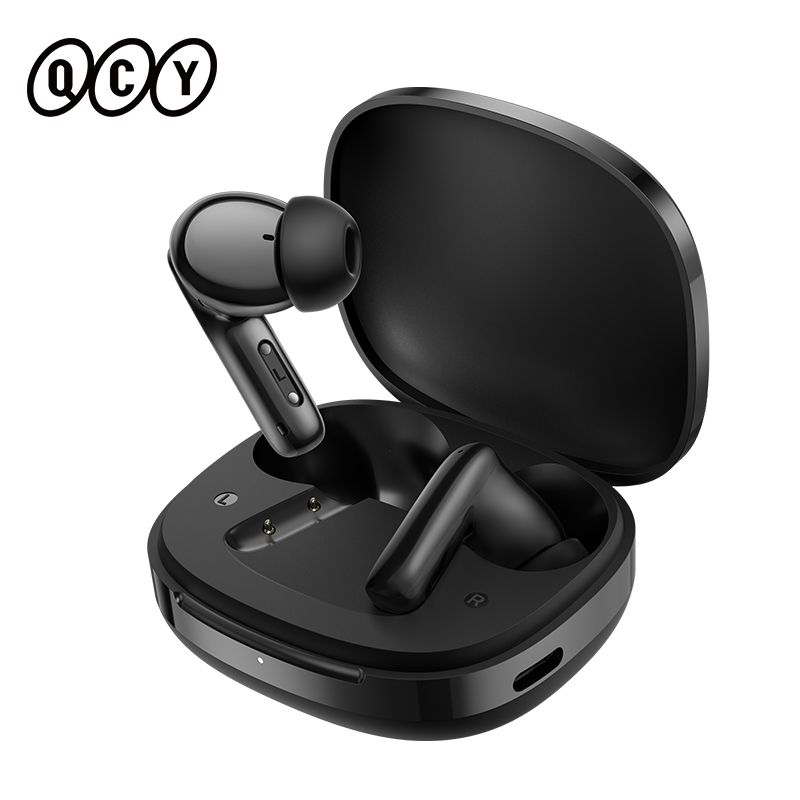 QCY T13 Pro HT23 Беспроводные наушники с адаптивным шумоподавлением, 13-мм динамиками, мощным басом, гибридным ANC 50 дБ, Bluetooth 6.0, 6 микрофонами ENC, 47 часов работы