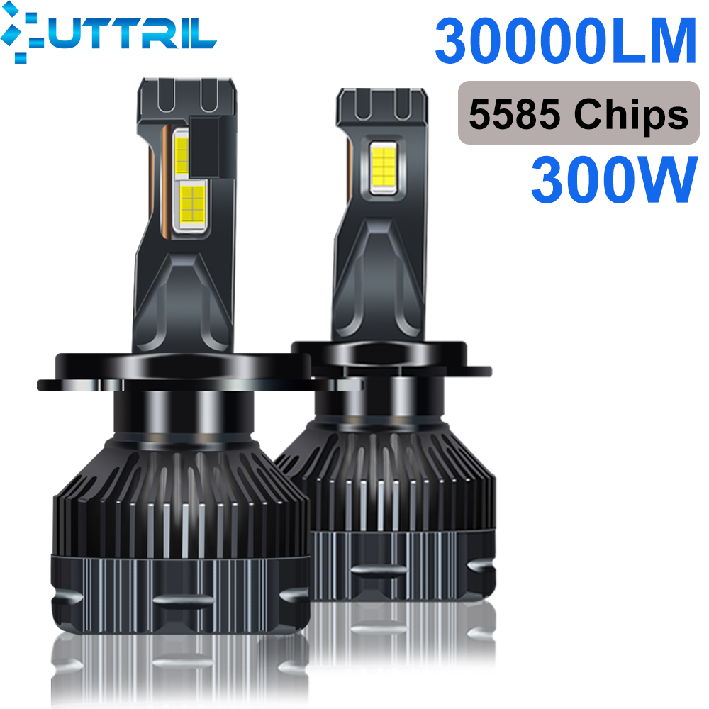H4 H7 Canbus LED Car LED faro 300W 30000LM H1 H8 H9 H11 9005 HB3 9006 HB4 Auto LED lampada fendinebbia ad alta potenza 6000K 12V