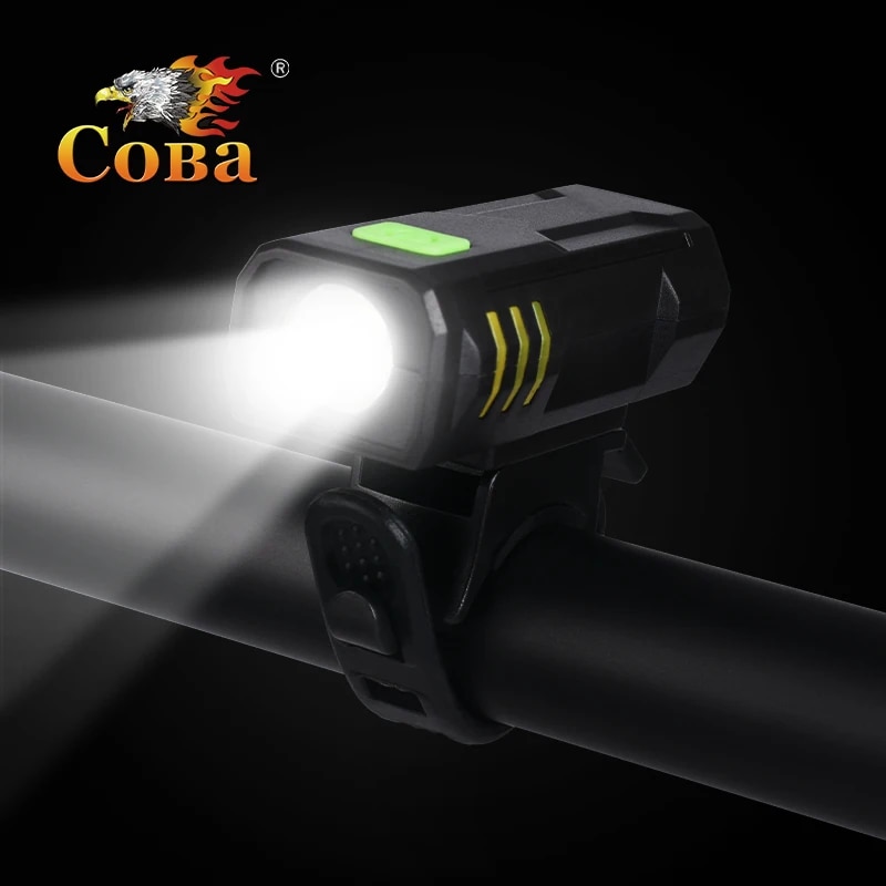 COBA 自転車バイク USB 充電式ライト LED 高輝度多機能ロード MTB サイクリング安全フロントライト