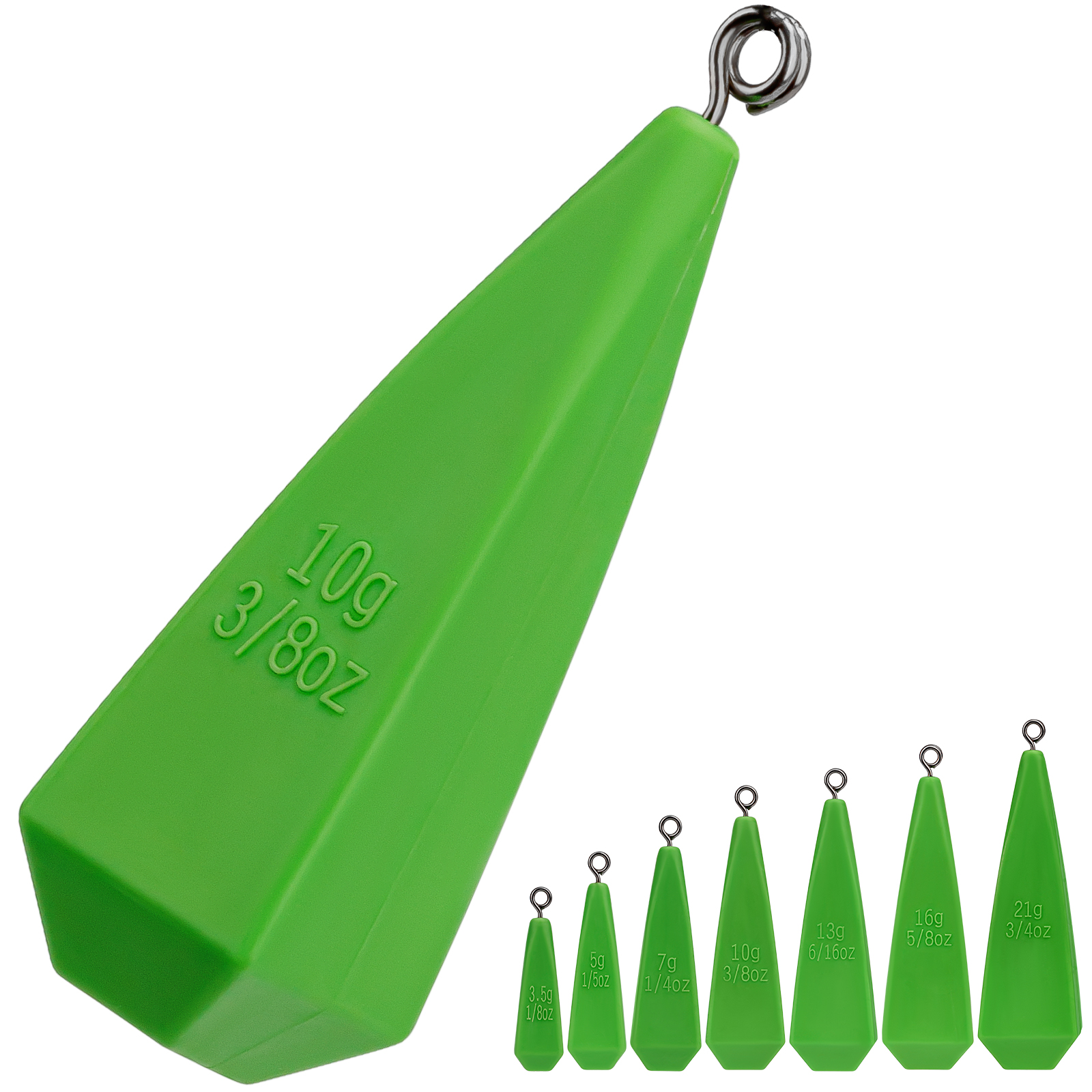 THKFISH 7pcs Fishing Practice Plugs Practice Plugs Weight Casting Plug Fishing Practice for Kids Improving Casting Skill