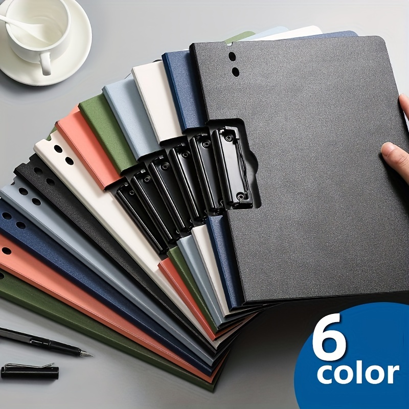 Carpetas de archivos A4, organizador de documentos, portapapeles con cubierta, carpeta de papel para negocios y escuela, papelería y suministros de oficina, 1 ud.