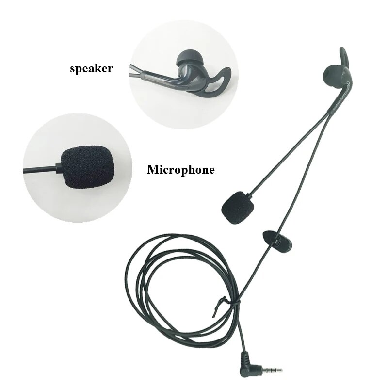 Słuchawki wtykowe 3,5mm Nadające się do EJEAS FBIM V6 V6C V4 V4C Interphone Referee Intercom Headset