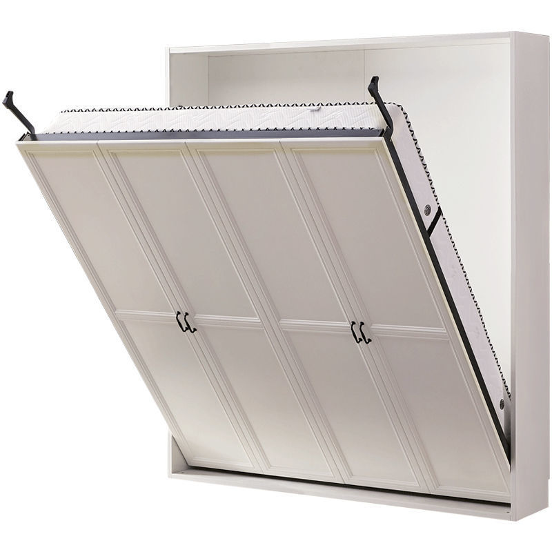 Nova cama invisível multifuncional dobrável único agregado familiar pequeno apartamento escondido cama dupla Murphy (apenas acessórios de hardware)
