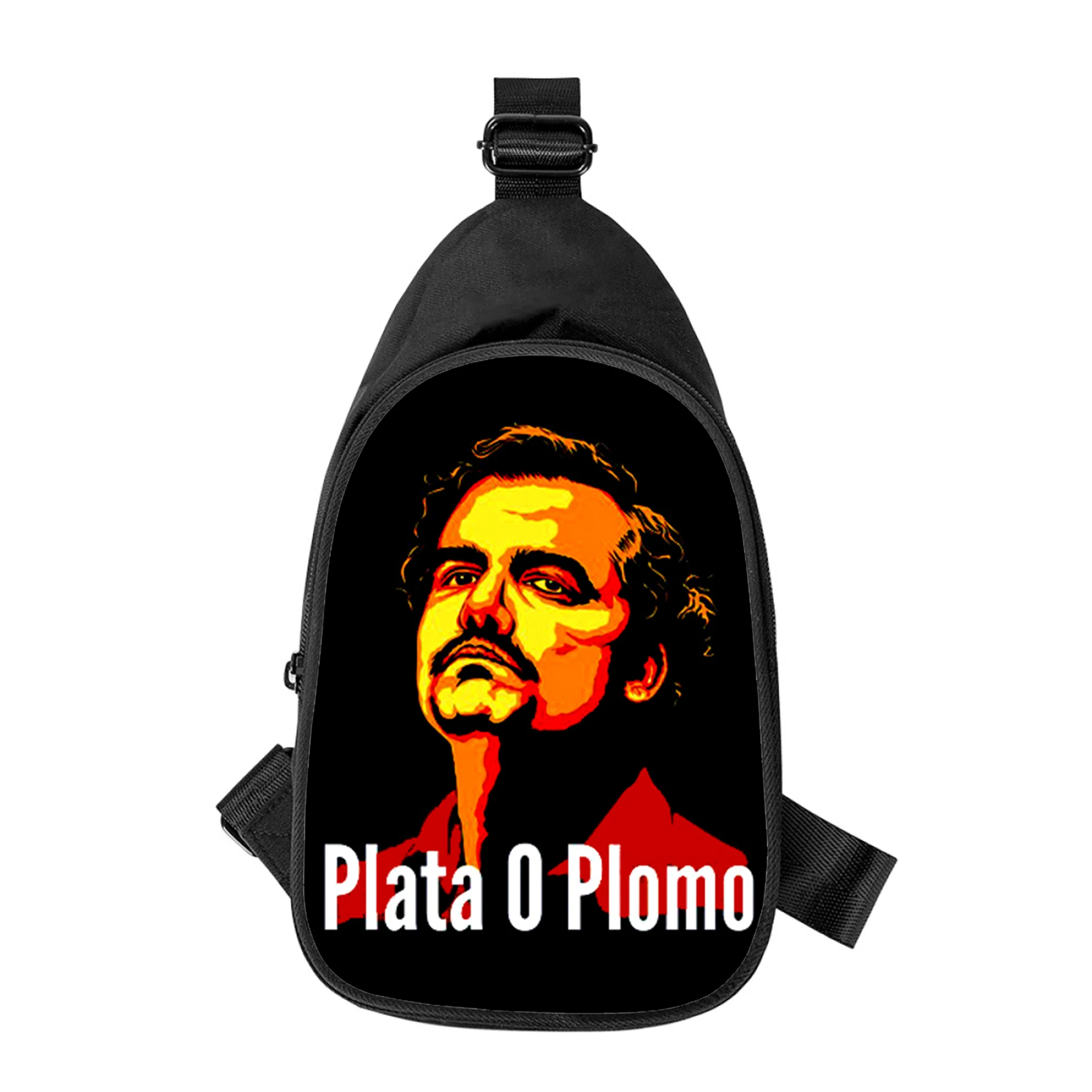 Bolso cruzado en el pecho con estampado 3D de Narcos para hombre y mujer, bolsa de hombro en diagonal, paquete de cintura escolar para marido, nuevo