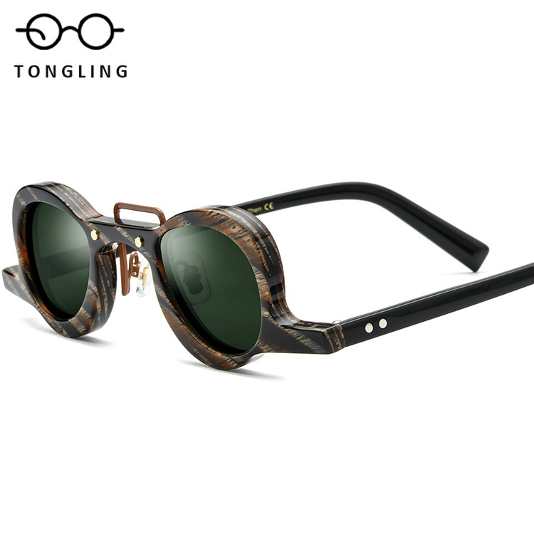 Kacamata Sunglasses Polarisasi Kupu-kupu Asetat 2025 Fashion Terbaru, Lucu dan Unik untuk Pria dan Wanita, Dapat Dipasangkan dengan Lensa