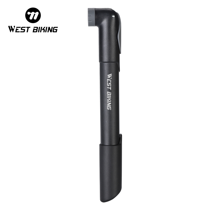 WEST BIKING Mini pompka rowerowa 120PSI przenośna pompa powietrza Schrader/Presta zawór opona rowerowa ręczny Inflator MTB akcesoria do roweru szosowego