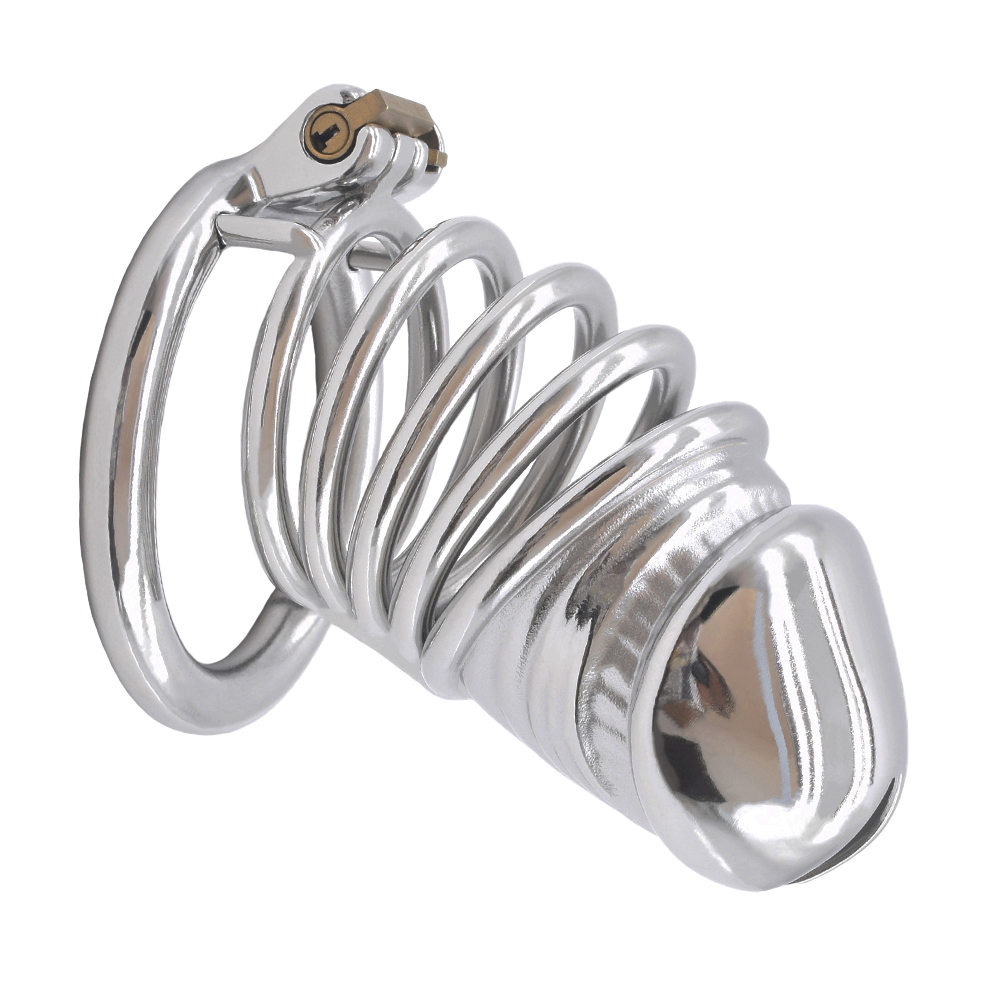 Frrk Metal Kuisheidskooi 37Mm Grote Rechtop Ontkenning Cock Lock Apparaat Bdsm Kinky Speeltjes Voor Mannelijke Gevangenis Vogel bondage Penis Riemen