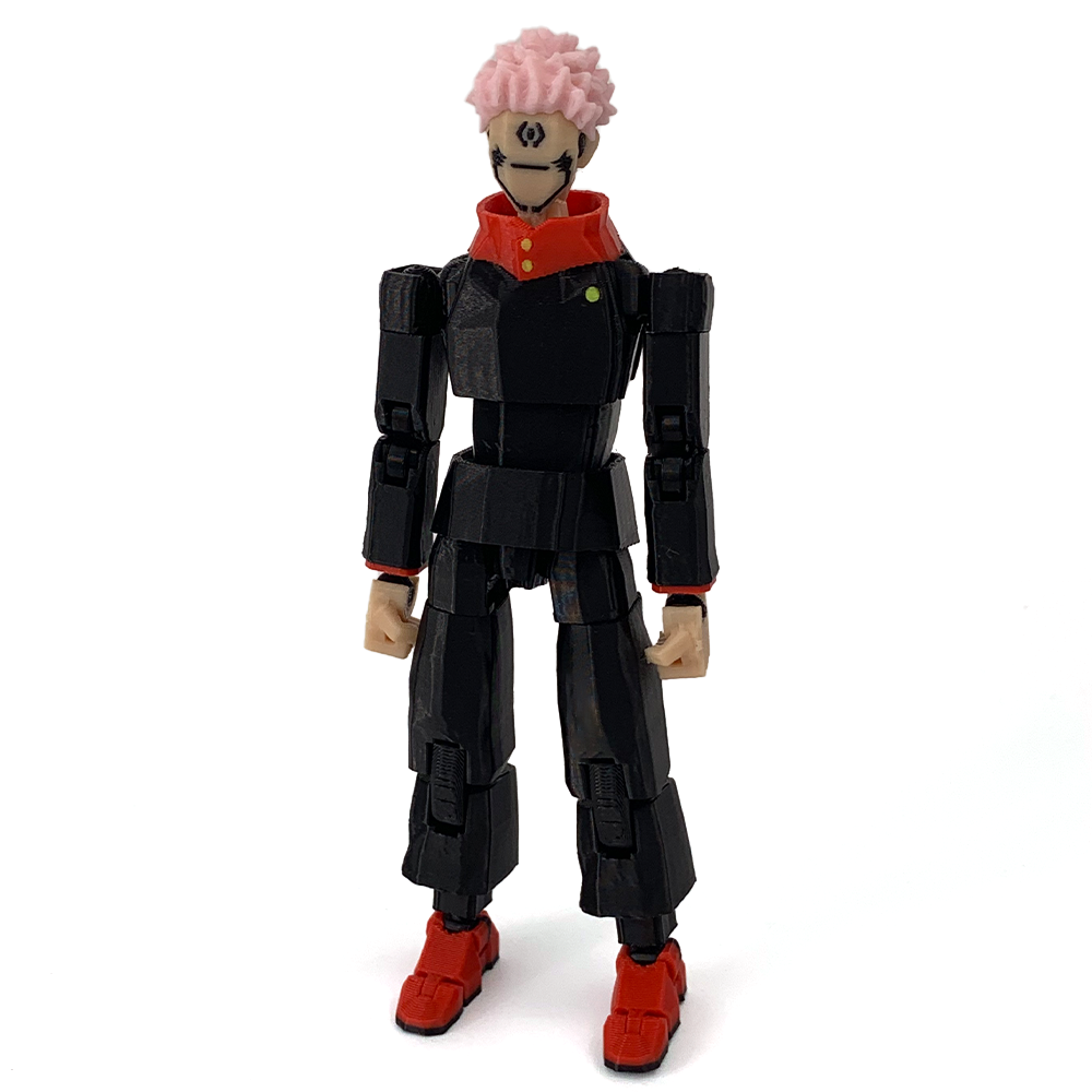Figuras de acción con estampado 3D de Jujutsu Kaisen Ryomen Sukuna, juguetes multiarticulados Shapeshift, modelo de maniquí, adornos, regalos