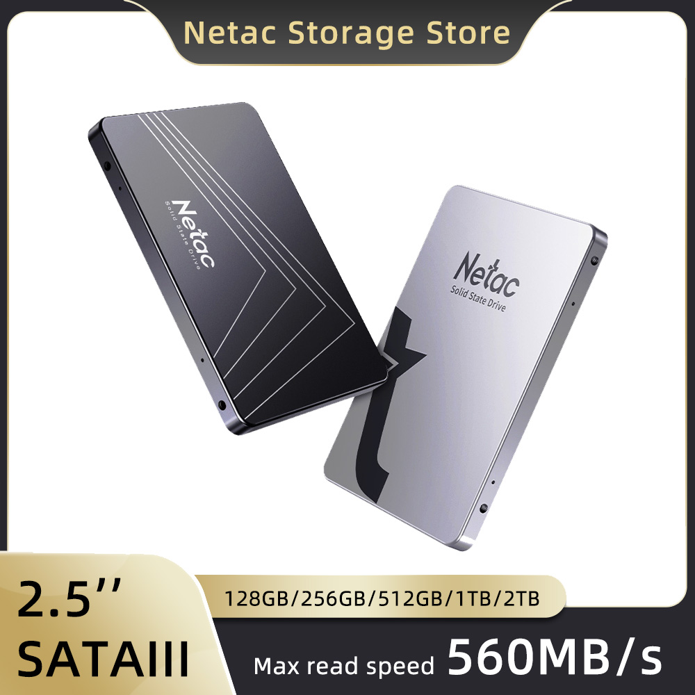 Netac 2.5'' SATA SSD 4tb Hard Drive SATAIII SSD 2tb 1tb 512gb Solid State Disk 256gb 128gb SATA3 HD AHCI.
