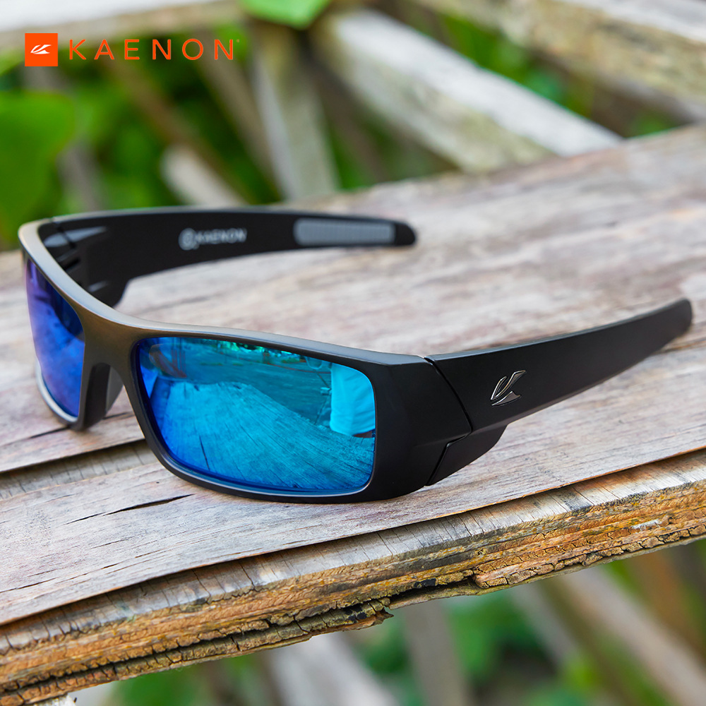 Kaenon Polarisierte Sport-Sonnenbrille für Damen und Herren, ideal zum Fahren, Angeln, Radfahren und Laufen, UV-Schutzbrille mit Box