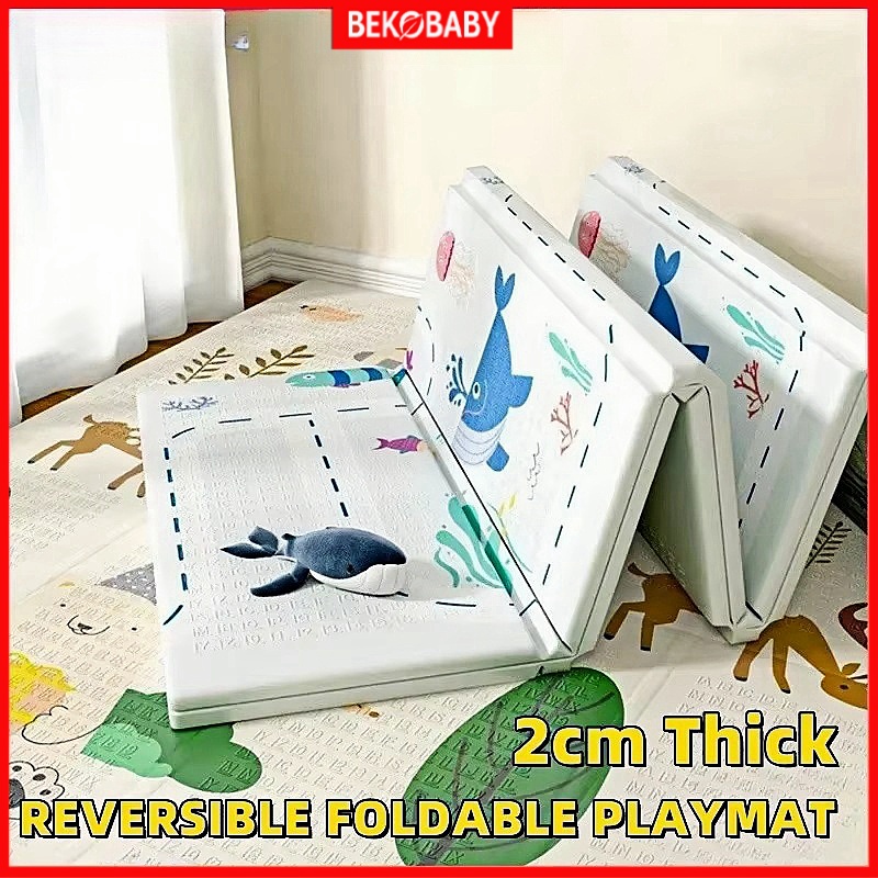 200*180Cm XPE Thảm Chơi Đồ Chơi Dành Cho Trẻ Em Mầm Non Bò Miếng Lót Gấp Thảm Thảm Xốp Trò Chơi Thảm Chơi đồ Chơi Giáo Dục Quà Tặng
