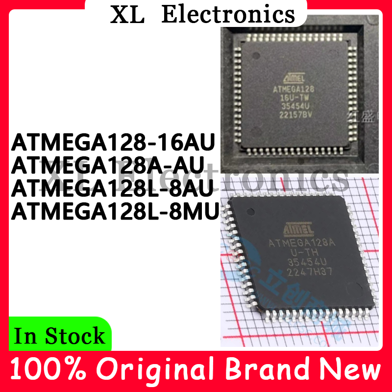 ATMEGA128-16AU ATMEGA128A-AU ATMEGA128L-8AU ATMEGA128L-8MU Nuevo Original