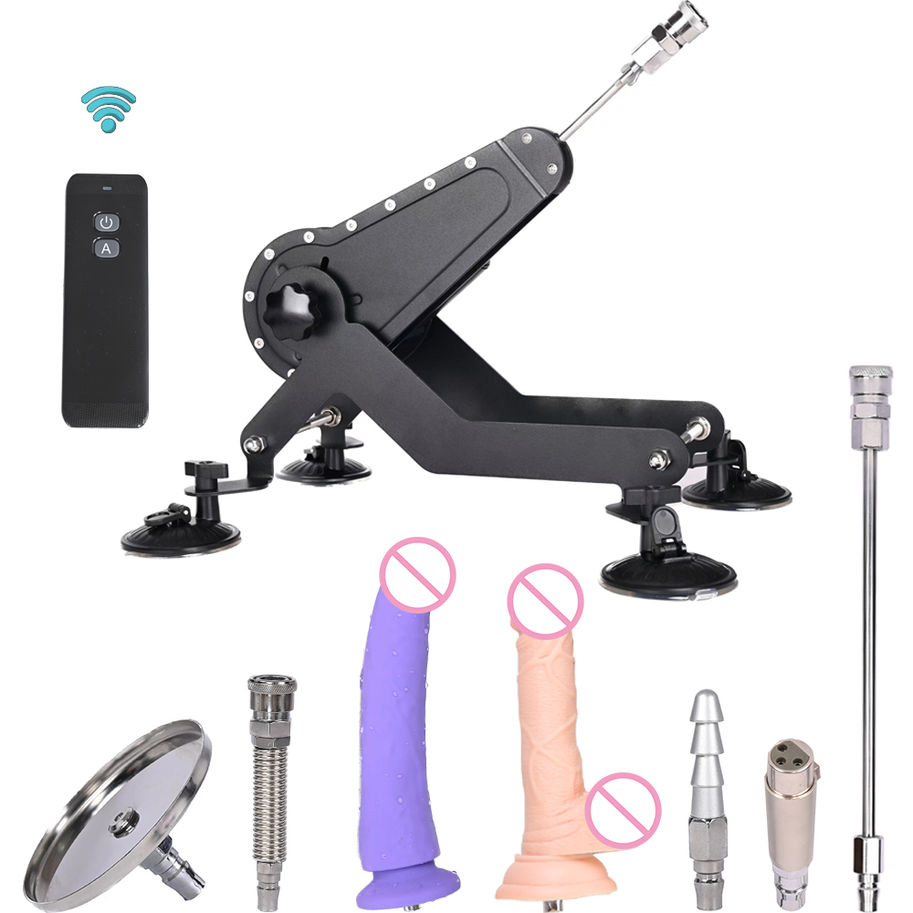 ROUGH BEAST Automatische Sexmaschine für Frauen und Männer, leise Stoßmaschine mit Dildo, Fernbedienung, einstellbare Geschwindigkeit, Sexspielzeug für Erwachsene
