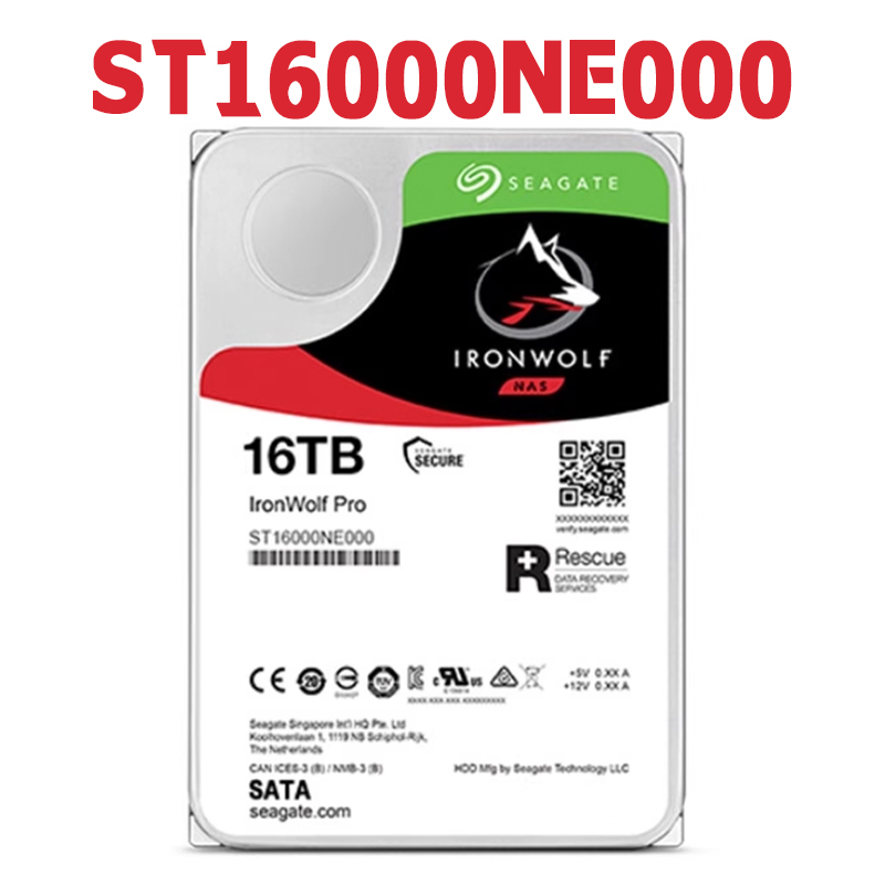 (ST16000NE000) FÜR Seagate IronWolf Pro 16 TB interne 7200 U/min 3,5-Zoll-Festplatte NEU