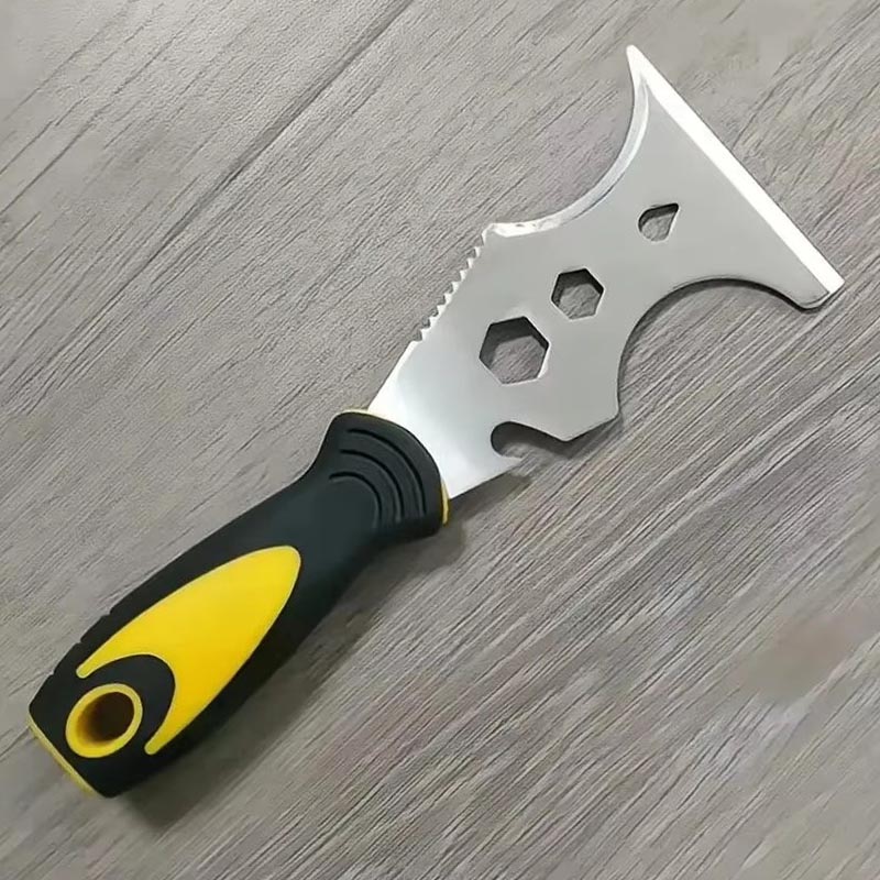 15-in-1 Mehrzweck-Spachtelmesser, Edelstahl, Farbschaber, Entfernung, Bauwerkzeug für Tapeten, Dosenöffner, Heim-DIY