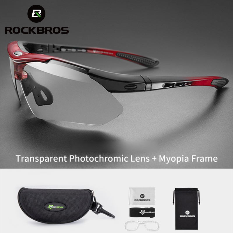 ROCKBROS-gafas fotocromáticas para bicicleta, lentes para exteriores, UV400, deportivas, para ciclismo de montaña o carretera