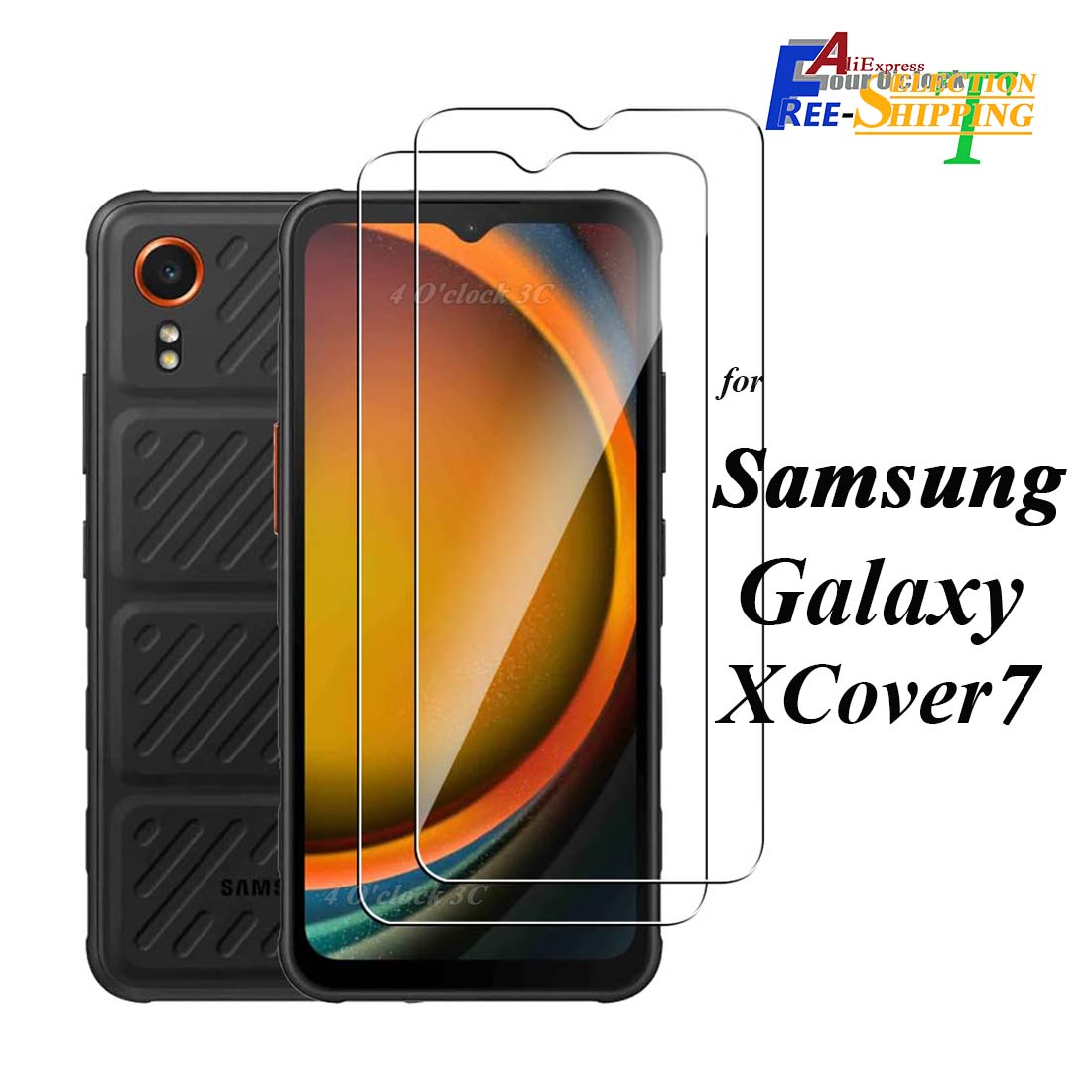 Для Samsung Galaxy XCover7 6,6 дюймов Защитная пленка для экрана из закаленного стекла Crystal Mica 9H HD Прозрачная защита от царапин