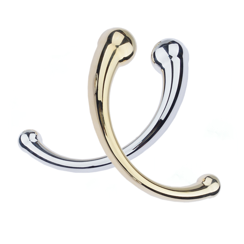 Twee Ended Pure Metalen Prostaat Massager Anale Dildo Butt Plug Voor Paar Homo Dubbele Nemen G-Spot P-Spot Stimulator Sex Toys