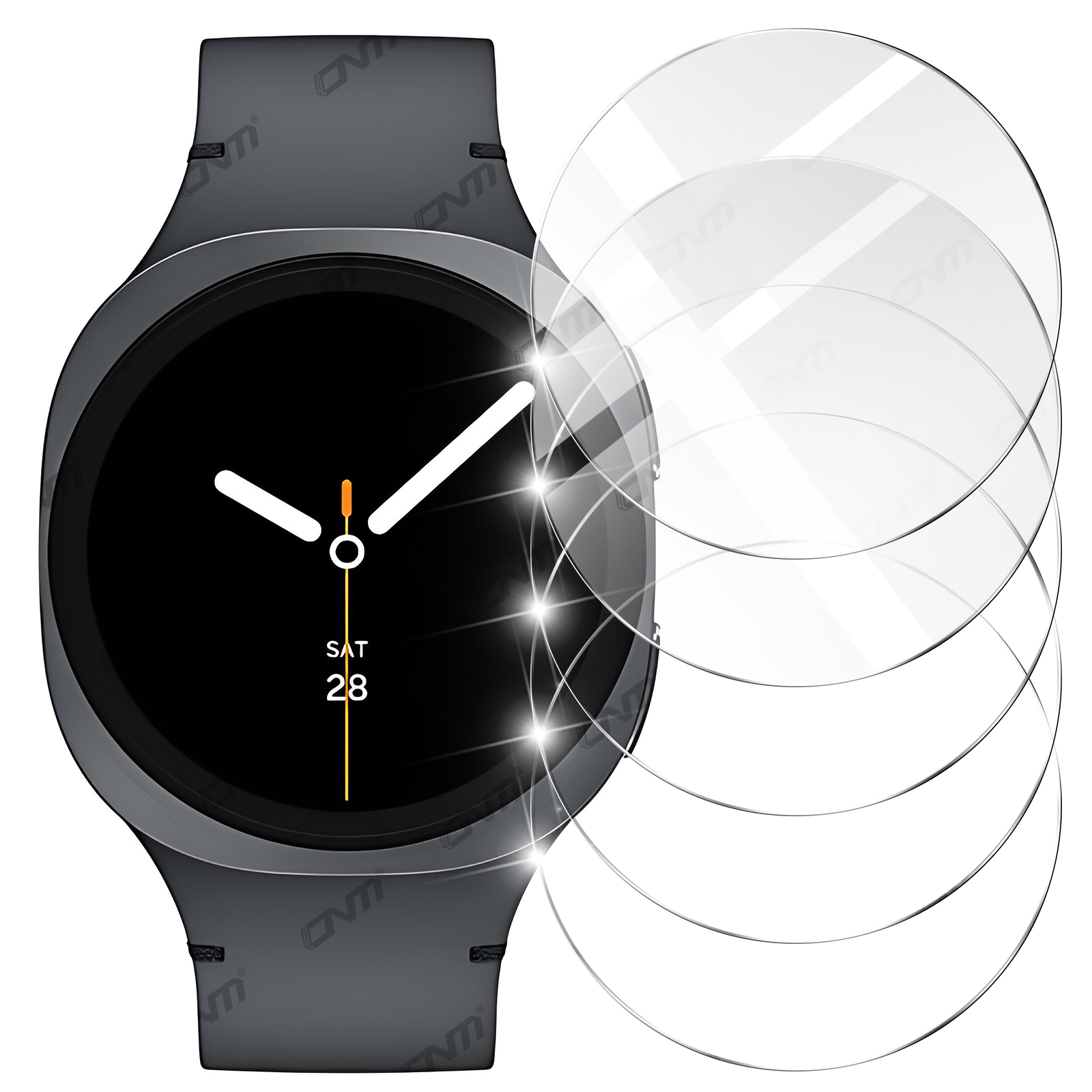 Vidrio templado 9H para Samsung Galaxy Watch 8 Classic 40mm 44mm 46mm Ultra (2025) 47mm Protector de pantalla de vidrio película Ultra-HD