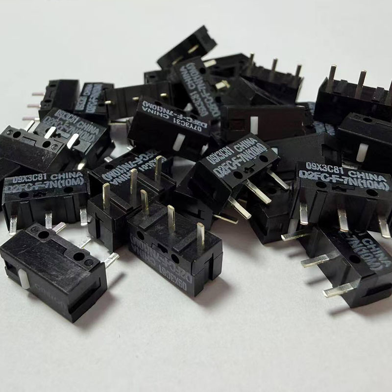 Micro-interrupteur à action rapide D2F-01F L L2 L3 01L 01 5L L-D3 01FL-T D D2F-F-3-7 A1, 3A 125VAC 30VDC, pour souris Omron, 5 à 100 pièces