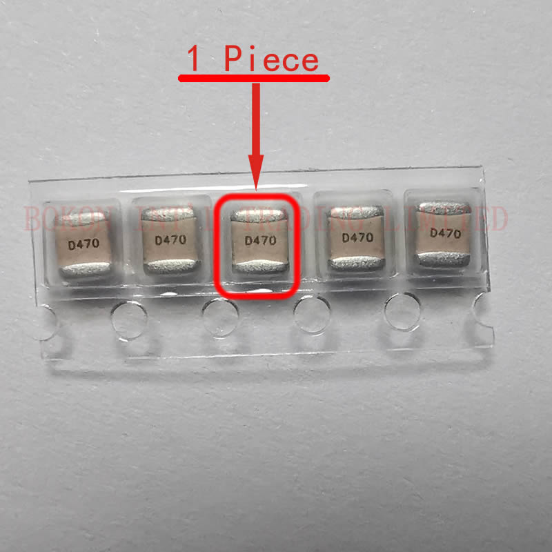 47pF 500V RF Microwave Capacitors Ceramic 1111 Size High Q Low ESR ESL Noise a470J D470 Porcelain P90 Multilayer Capacitors