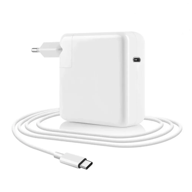 Zasilacz USB-C PD3.0/QC3.0 61W 87W 96W, kabel ładowarki 45W/60W/85W do MacBook 13" 15" Pro/Air A1502 iPhone/iPad Pro